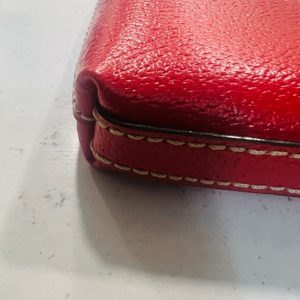 kate spade red leather chain-strap crossbody - Picture 4 of 11